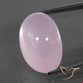 29.37ct Naturale Rosa Ciliegia Chiaro Quarzo rosa, Ovale, Trasparente/Traslucido