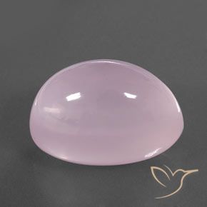 Quarzo rosa Rosa Ciliegia Chiaro naturale da 29.37 ct, Ovale, Trasparente/Traslucido