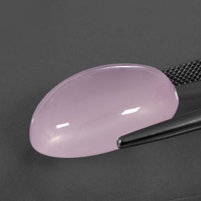 Quarzo rosa Rosa chiaro naturale da 24.96 ct, Trasparente, Trasparente/Traslucido