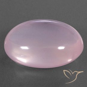 Quarzo rosa Rosa chiaro naturale da 22.82 ct, Ovale, Trasparente/Traslucido