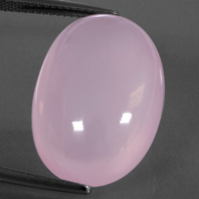Quarzo rosa naturale rosa da 20,46 ct, trasparente, trasparente/traslucido