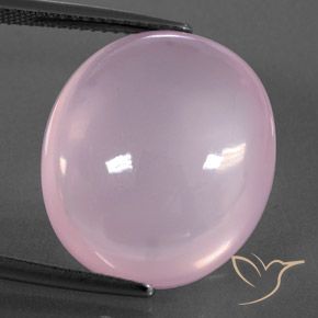22.94ct Naturale Rosa chiaro Quarzo rosa, Ovale, Trasparente/Traslucido