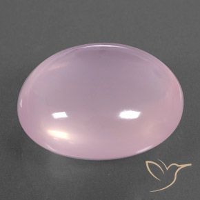 Quarzo rosa Rosa chiaro naturale da 22.94 ct, Ovale, Trasparente/Traslucido