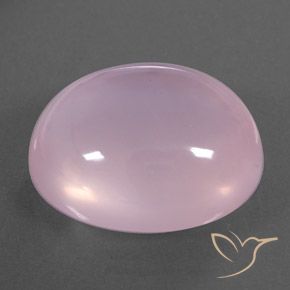 Quarzo rosa Rosa chiaro naturale da 21.48 ct, Ovale, Trasparente/Traslucido