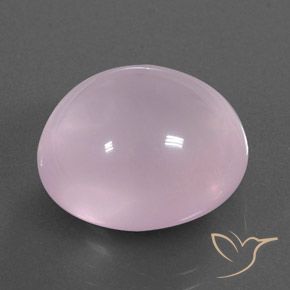 Quarzo rosa Rosa chiaro naturale da 18.24 ct, Ovale, Trasparente/Traslucido