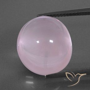 16.85ct Naturale Rosa chiaro Quarzo rosa, Ovale, Trasparente/Traslucido