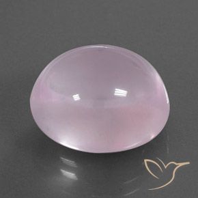Quarzo rosa Rosa chiaro naturale da 16.85 ct, Ovale, Trasparente/Traslucido