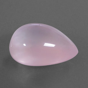 Quarzo rosa naturale rosa da 14,27 ct, trasparente, trasparente/traslucido