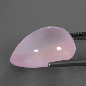 Quarzo rosa naturale rosa da 14,27 ct, trasparente, trasparente/traslucido