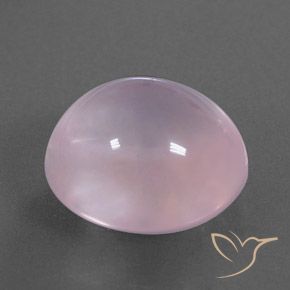 Quarzo rosa Rosa gomma da masticare naturale da 15.81 ct, Ovale, Trasparente/Traslucido