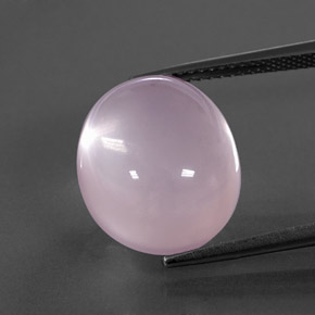 Quarzo rosa naturale rosa da 14,24 ct, trasparente, trasparente/traslucido