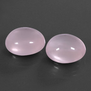 Quarzo rosa naturale rosa da 20,31 ct, trasparente, trasparente/traslucido