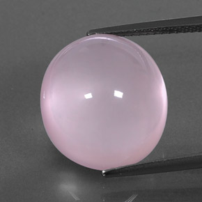 Quarzo rosa Rosa gomma da masticare naturale da 15.44 ct, Trasparente, Trasparente/Traslucido