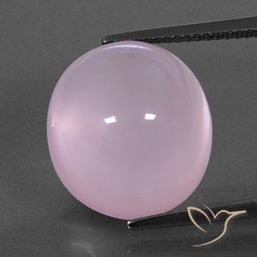 Quarzo rosa Rosa chiaro naturale da 16.57 ct, Trasparente, Trasparente/Traslucido