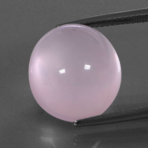 Quarzo rosa naturale rosa da 17,22 ct, trasparente, trasparente/traslucido
