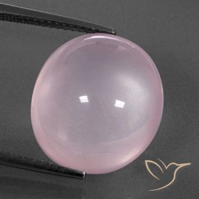 14.35ct Naturale Rosa chiaro Quarzo rosa, Ovale, Trasparente/Traslucido