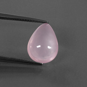 Quarzo rosa naturale rosa da 4,46 ct, trasparente, trasparente/traslucido