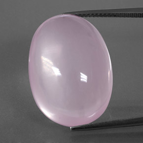 Quarzo rosa naturale rosa da 33,79 ct, trasparente, trasparente/traslucido