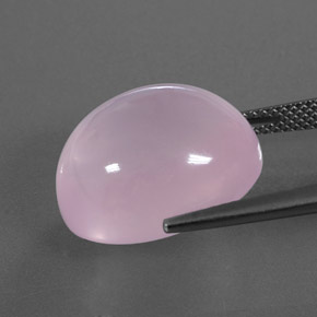 Quarzo rosa naturale rosa da 18,91 ct, trasparente, trasparente/traslucido