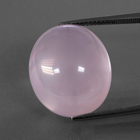 Quarzo rosa naturale rosa da 22,77 ct, trasparente, trasparente/traslucido