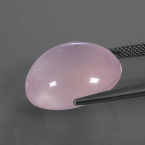 Quarzo rosa naturale rosa da 22,77 ct, trasparente, trasparente/traslucido