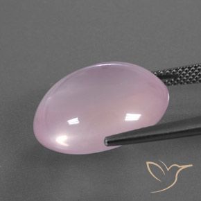 Quarzo rosa naturale rosa da 18,22 ct, trasparente, trasparente/traslucido