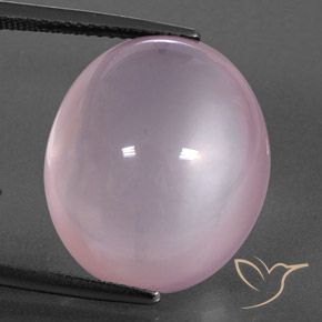 22.43ct Naturale Rosa chiaro Quarzo rosa, Ovale, Trasparente/Traslucido