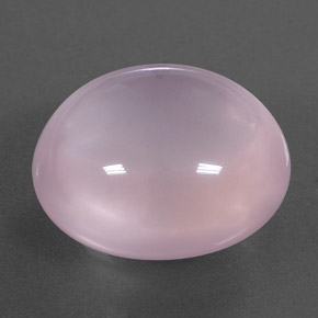 Quarzo rosa naturale rosa da 24,65 ct, trasparente, trasparente/traslucido