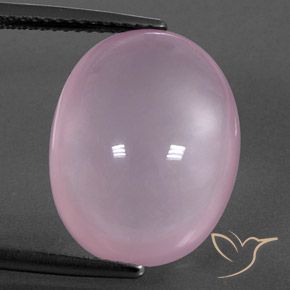 Quarzo rosa naturale rosa da 14,26 ct, trasparente, trasparente/traslucido