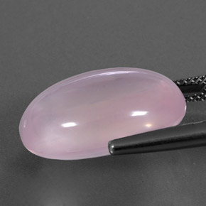 Quarzo rosa naturale rosa da 17,50 ct, trasparente, trasparente/traslucido
