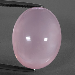 Quarzo rosa naturale rosa da 19,02 ct, trasparente, trasparente/traslucido