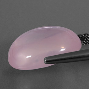 Quarzo rosa naturale rosa da 19,02 ct, trasparente, trasparente/traslucido