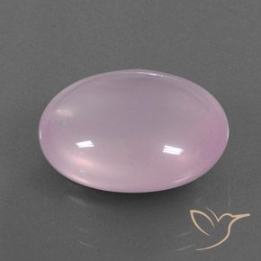 Quarzo rosa Rosa chiaro naturale da 22.00 ct, Ovale, Trasparente/Traslucido