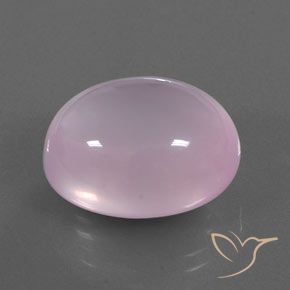 Quarzo rosa Rosa Ciliegia Chiaro naturale da 21.10 ct, Ovale, Trasparente/Traslucido