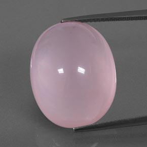 Quarzo rosa naturale rosa da 25,09 ct, trasparente, trasparente/traslucido