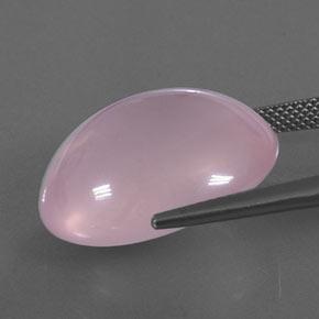 Quarzo rosa naturale rosa da 25,09 ct, trasparente, trasparente/traslucido