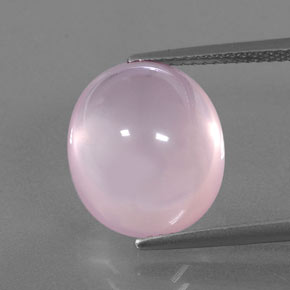 Quarzo rosa naturale rosa da 10,30 ct, trasparente, trasparente/traslucido