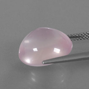 Quarzo rosa naturale rosa da 10,04 ct, trasparente, trasparente/traslucido