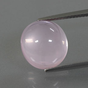 Quarzo rosa naturale rosa da 8,47 ct, trasparente, trasparente/traslucido