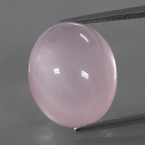 Quarzo rosa Rosa gomma da masticare naturale da 15.04 ct, Trasparente, Trasparente/Traslucido