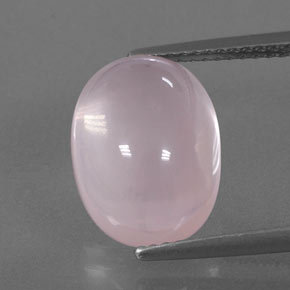 Quarzo rosa naturale rosa da 6,75 ct, trasparente, trasparente/traslucido