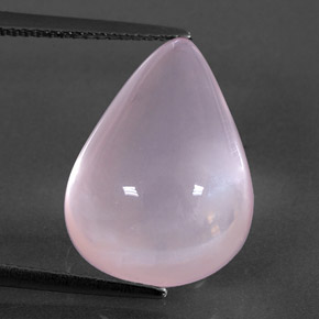 Quarzo rosa naturale rosa da 14,17 ct, trasparente, trasparente/traslucido
