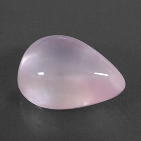 Quarzo rosa naturale rosa da 14,17 ct, trasparente, trasparente/traslucido