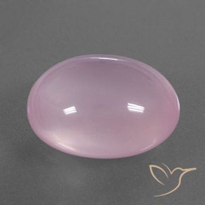 Quarzo rosa Rosa rosa naturale da 15.30 ct, Ovale, Trasparente/Traslucido