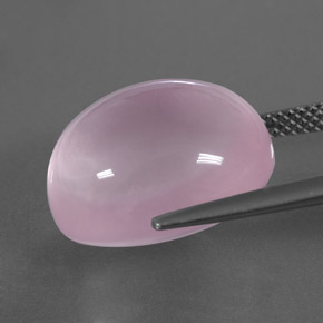 Quarzo rosa Rosa chiaro naturale da 15.86 ct, Trasparente, Trasparente/Traslucido