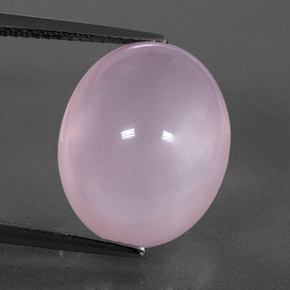 Quarzo rosa naturale rosa da 13,84 ct, trasparente, trasparente/traslucido
