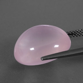 Quarzo rosa naturale rosa da 13,84 ct, trasparente, trasparente/traslucido