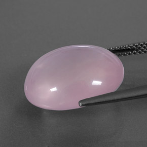 Quarzo rosa naturale rosa da 11,79 ct, trasparente, trasparente/traslucido