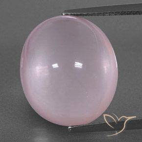 Quarzo rosa Rosa gomma da masticare naturale da 13.93 ct, Trasparente, Trasparente/Traslucido