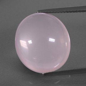 Quarzo rosa naturale rosa da 13,52 ct, trasparente, trasparente/traslucido
